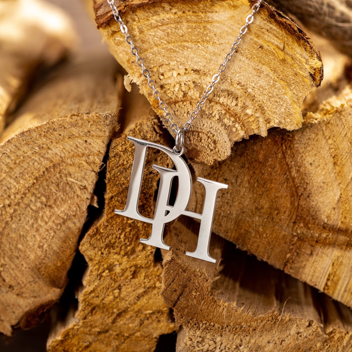 Collier Personnalisé Deux Initiales en Argent 925 | Style Minimaliste - Cadeau Unique pour Elle/Lui Necklace - KAWAII FAVIE