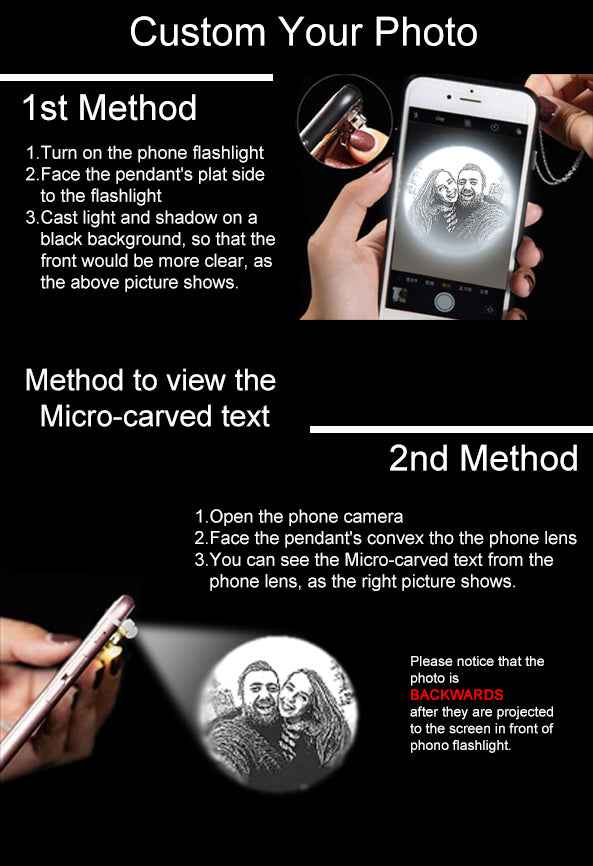 Collier Projection Personnalisé en Forme d'Appareil Photo | Cadeau Unique pour Photographe & Amoureux de la Photo Necklace - KAWAII FAVIE