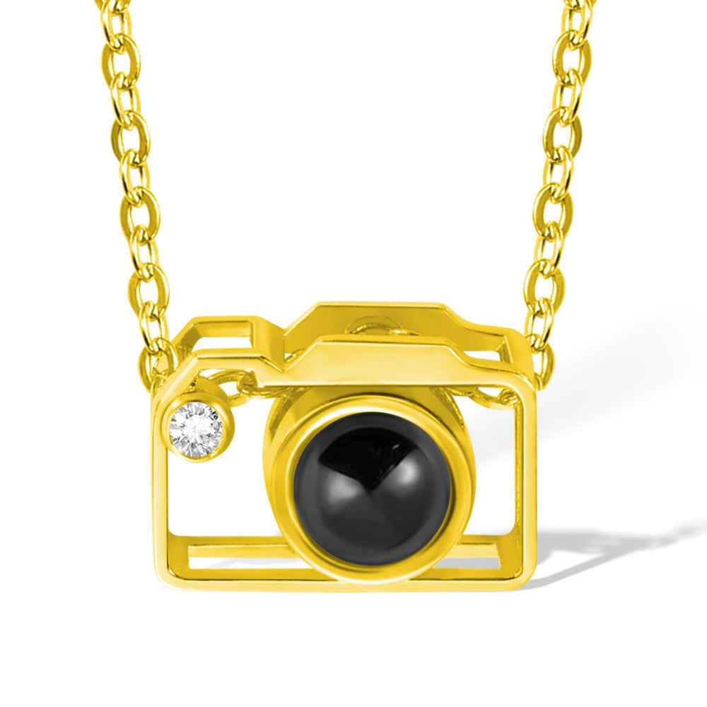 Collier Projection Personnalisé en Forme d'Appareil Photo | Cadeau Unique pour Photographe & Amoureux de la Photo Necklace - KAWAII FAVIE