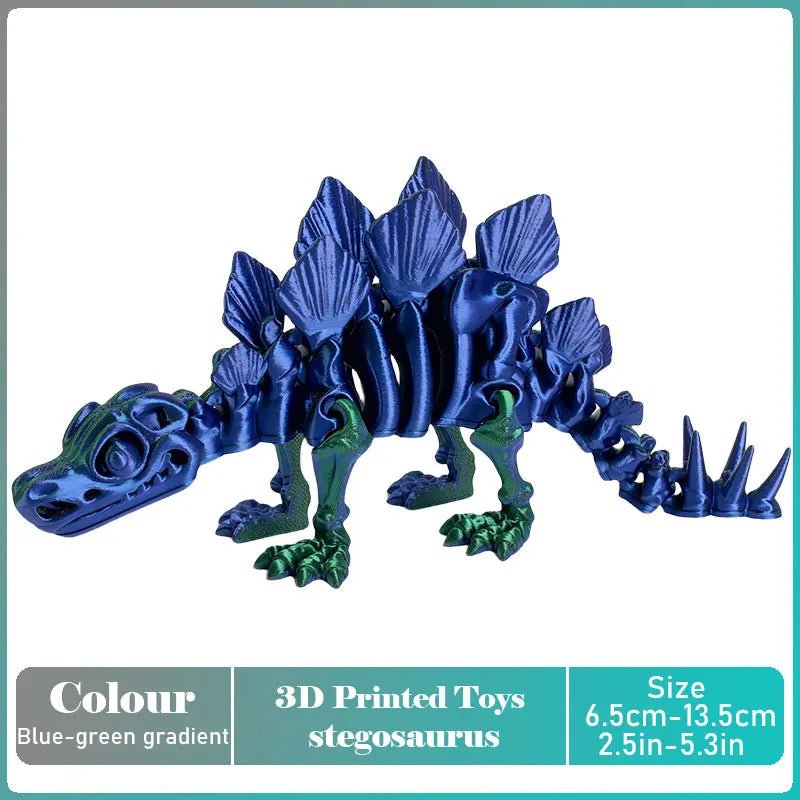 Dinosaure Articulé Modèle 3D | Jouet Créatif et Ornement de Bureau Mobile - Cadeau Enfant Jouet 3D - KAWAII FAVIE