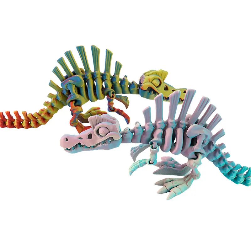 Dinosaure Articulé Modèle 3D | Jouet Créatif et Ornement de Bureau Mobile - Cadeau Enfant Jouet 3D - KAWAII FAVIE