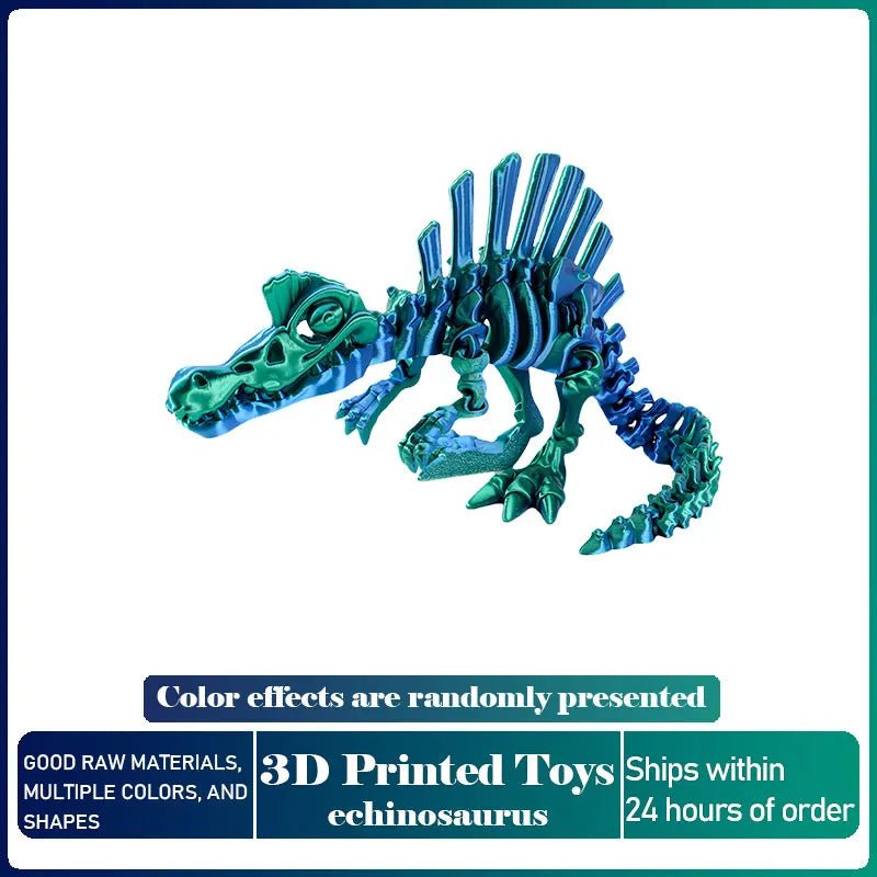 Dinosaure Articulé Modèle 3D | Jouet Créatif et Ornement de Bureau Mobile - Cadeau Enfant Jouet 3D - KAWAII FAVIE