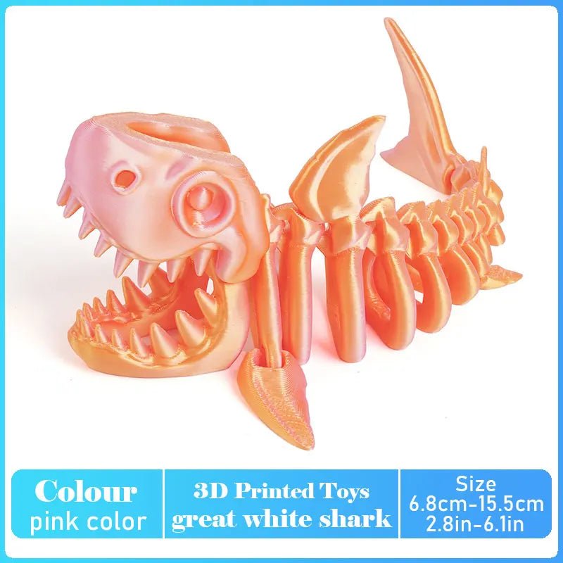 Dinosaure Articulé Modèle 3D | Jouet Créatif et Ornement de Bureau Mobile - Cadeau Enfant Jouet 3D - KAWAII FAVIE