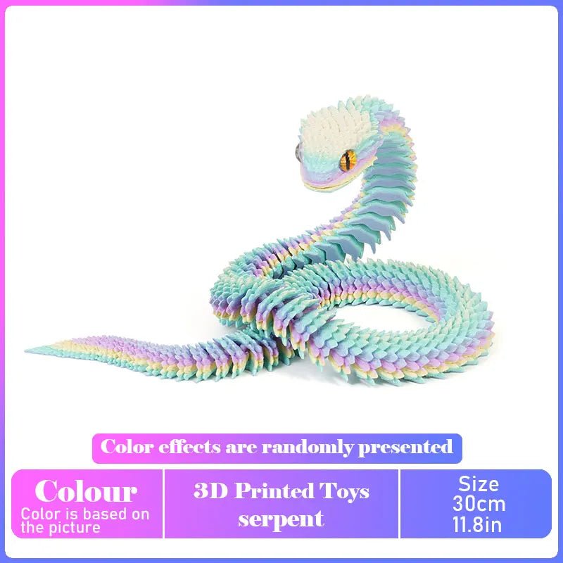 Dinosaure Articulé Modèle 3D | Jouet Créatif et Ornement de Bureau Mobile - Cadeau Enfant Jouet 3D - KAWAII FAVIE