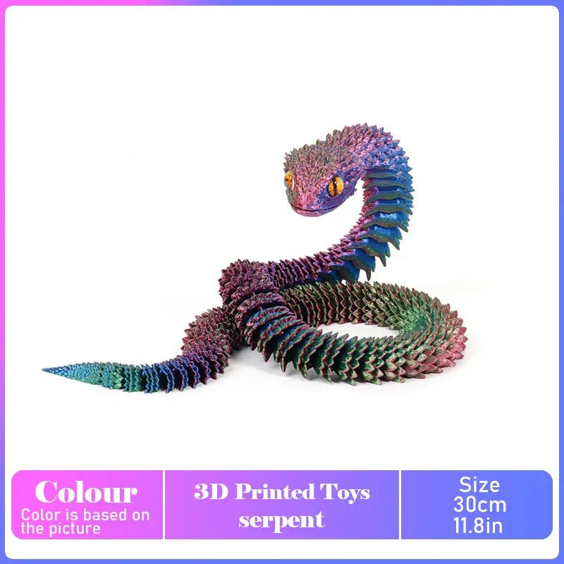 Dinosaure Articulé Modèle 3D | Jouet Créatif et Ornement de Bureau Mobile - Cadeau Enfant Jouet 3D - KAWAII FAVIE