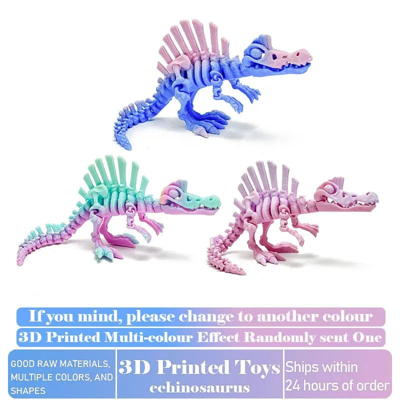 Dinosaure Articulé Modèle 3D | Jouet Créatif et Ornement de Bureau Mobile - Cadeau Enfant Jouet 3D - KAWAII FAVIE