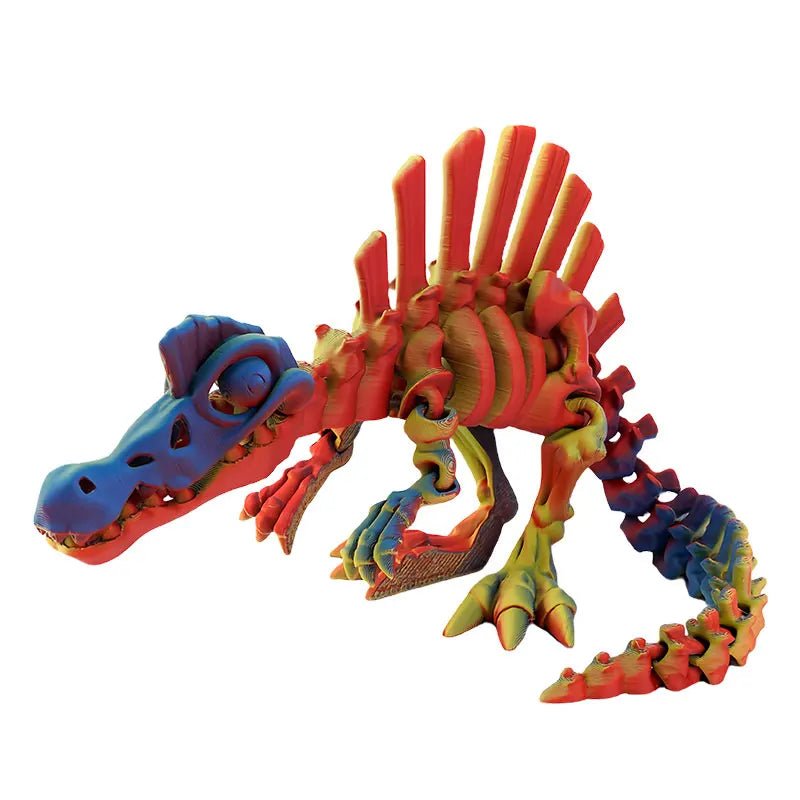 Dinosaure Articulé Modèle 3D | Jouet Créatif et Ornement de Bureau Mobile - Cadeau Enfant Jouet 3D - KAWAII FAVIE