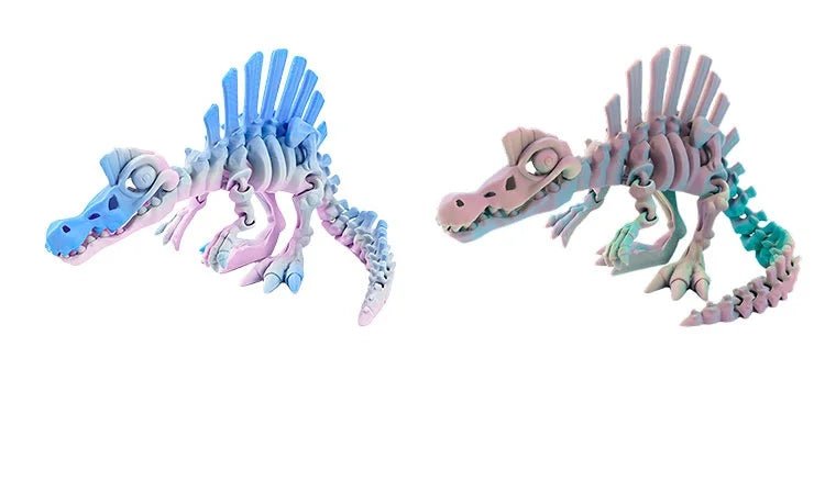 Dinosaure Articulé Modèle 3D | Jouet Créatif et Ornement de Bureau Mobile - Cadeau Enfant Jouet 3D - KAWAII FAVIE