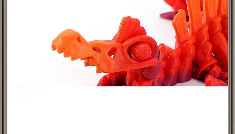 Dinosaure Articulé Modèle 3D | Jouet Créatif et Ornement de Bureau Mobile - Cadeau Enfant Jouet 3D - KAWAII FAVIE