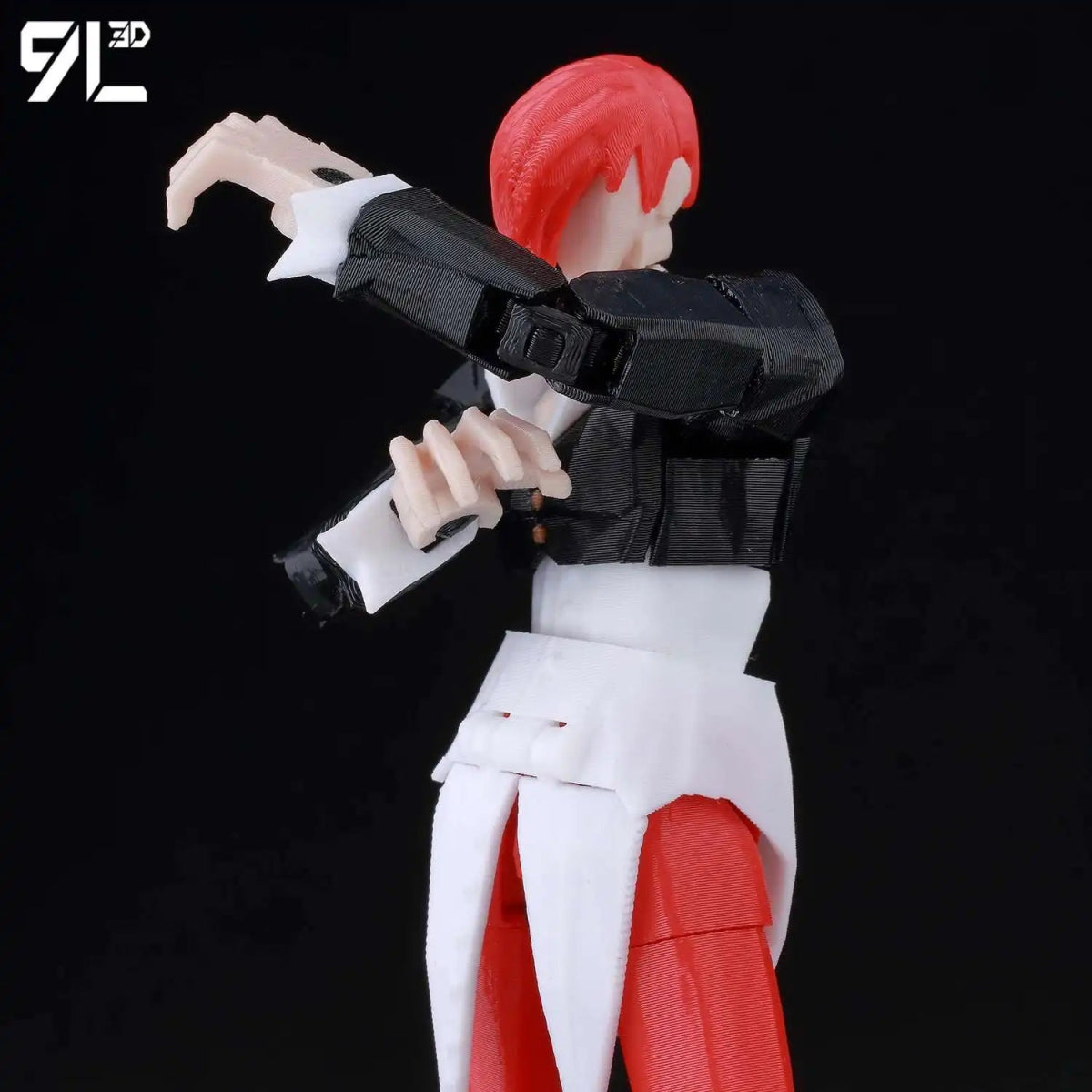 Figurine Action 9L3D Articulée 13cm | Modèle Collection Personnage de Jeu - Pièces Interchangeables | Impression 3D Jouet 3D - KAWAII FAVIE