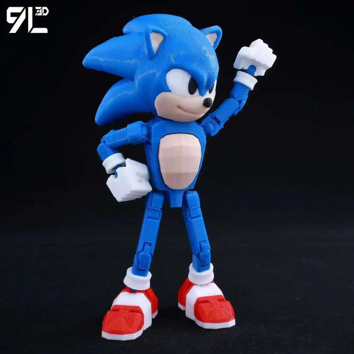 Figurine Action 9L3D Articulée 13cm | Modèle Collection Personnage de Jeu - Pièces Interchangeables | Impression 3D Jouet 3D - KAWAII FAVIE