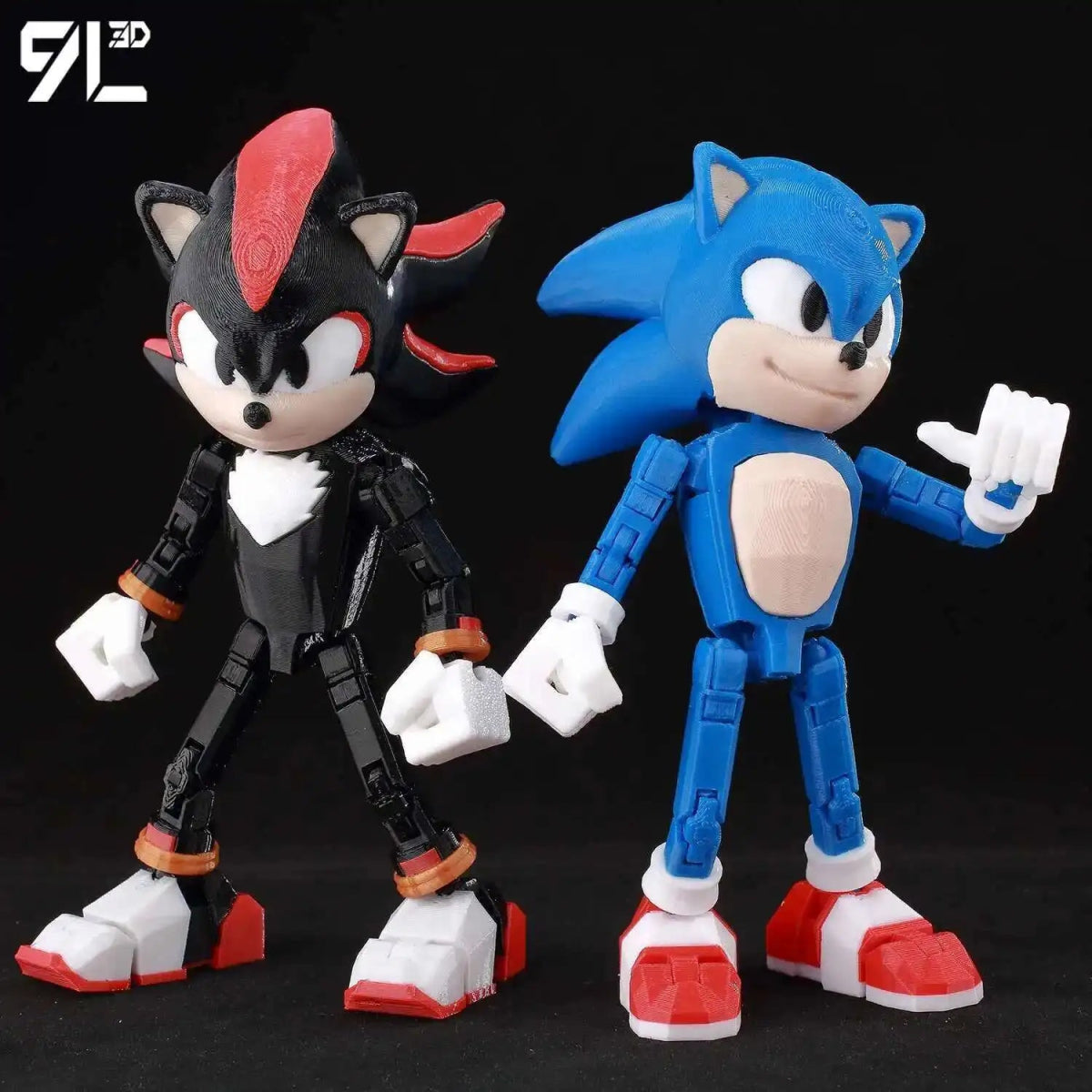 Figurine Action 9L3D Articulée 13cm | Modèle Collection Personnage de Jeu - Pièces Interchangeables | Impression 3D Jouet 3D - KAWAII FAVIE