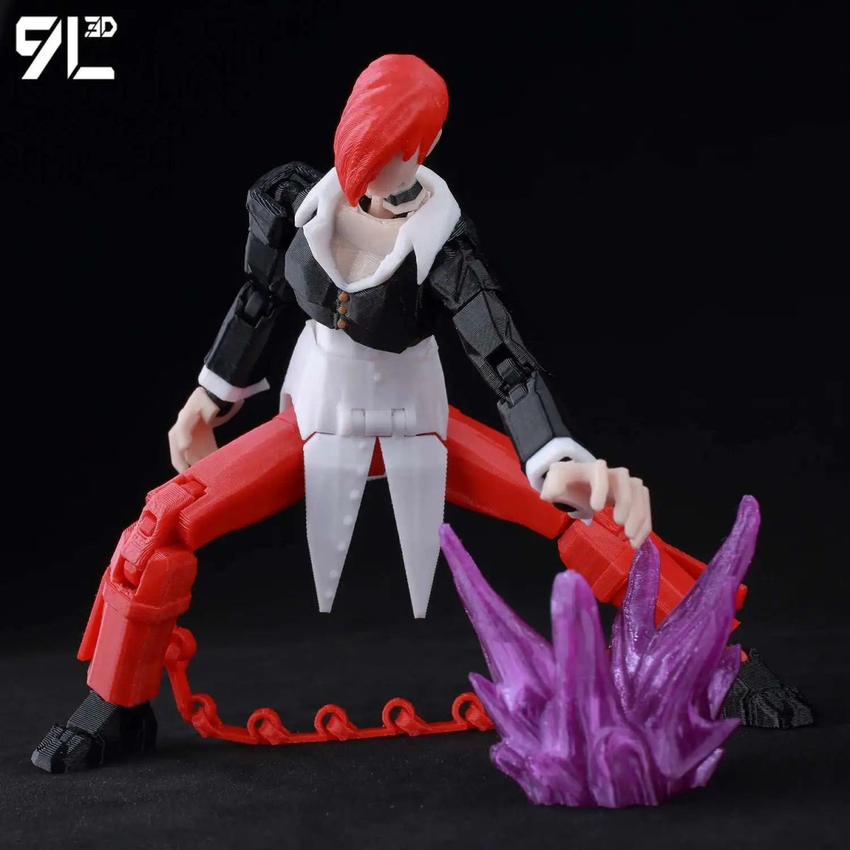 Figurine Action 9L3D Articulée 13cm | Modèle Collection Personnage de Jeu - Pièces Interchangeables | Impression 3D Jouet 3D - KAWAII FAVIE