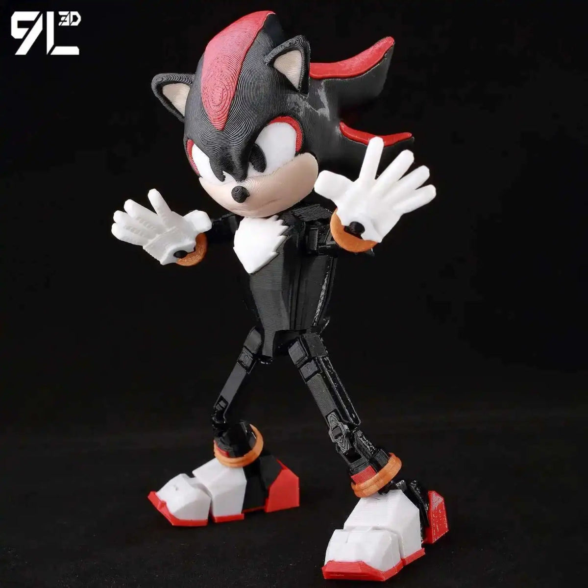 Figurine Action 9L3D Articulée 13cm | Modèle Collection Personnage de Jeu - Pièces Interchangeables | Impression 3D Jouet 3D - KAWAII FAVIE