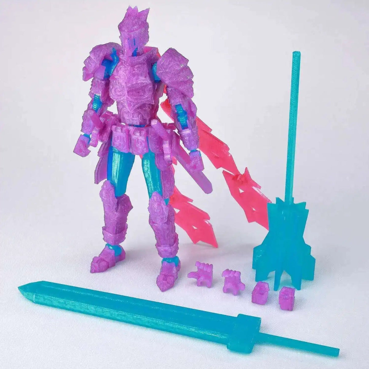 Figurine Action 9L3D Articulée 13cm | Modèle Collection Personnage de Jeu - Pièces Interchangeables | Impression 3D Jouet 3D - KAWAII FAVIE