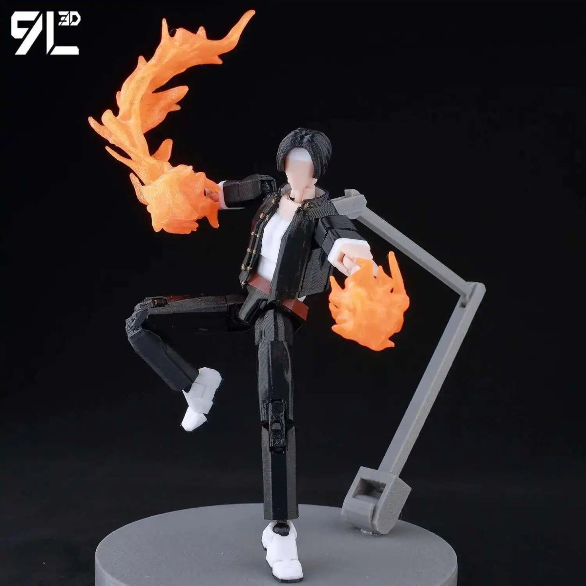 Figurine Action 9L3D Articulée 13cm | Modèle Collection Personnage de Jeu - Pièces Interchangeables | Impression 3D Jouet 3D - KAWAII FAVIE