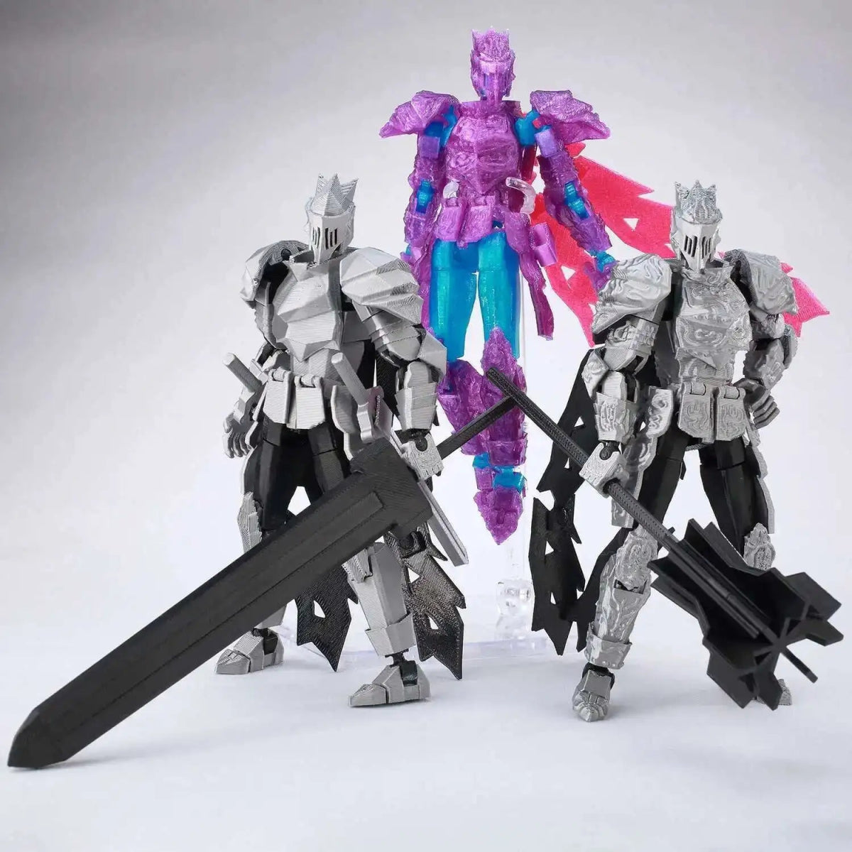 Figurine Action 9L3D Articulée 13cm | Modèle Collection Personnage de Jeu - Pièces Interchangeables | Impression 3D Jouet 3D - KAWAII FAVIE