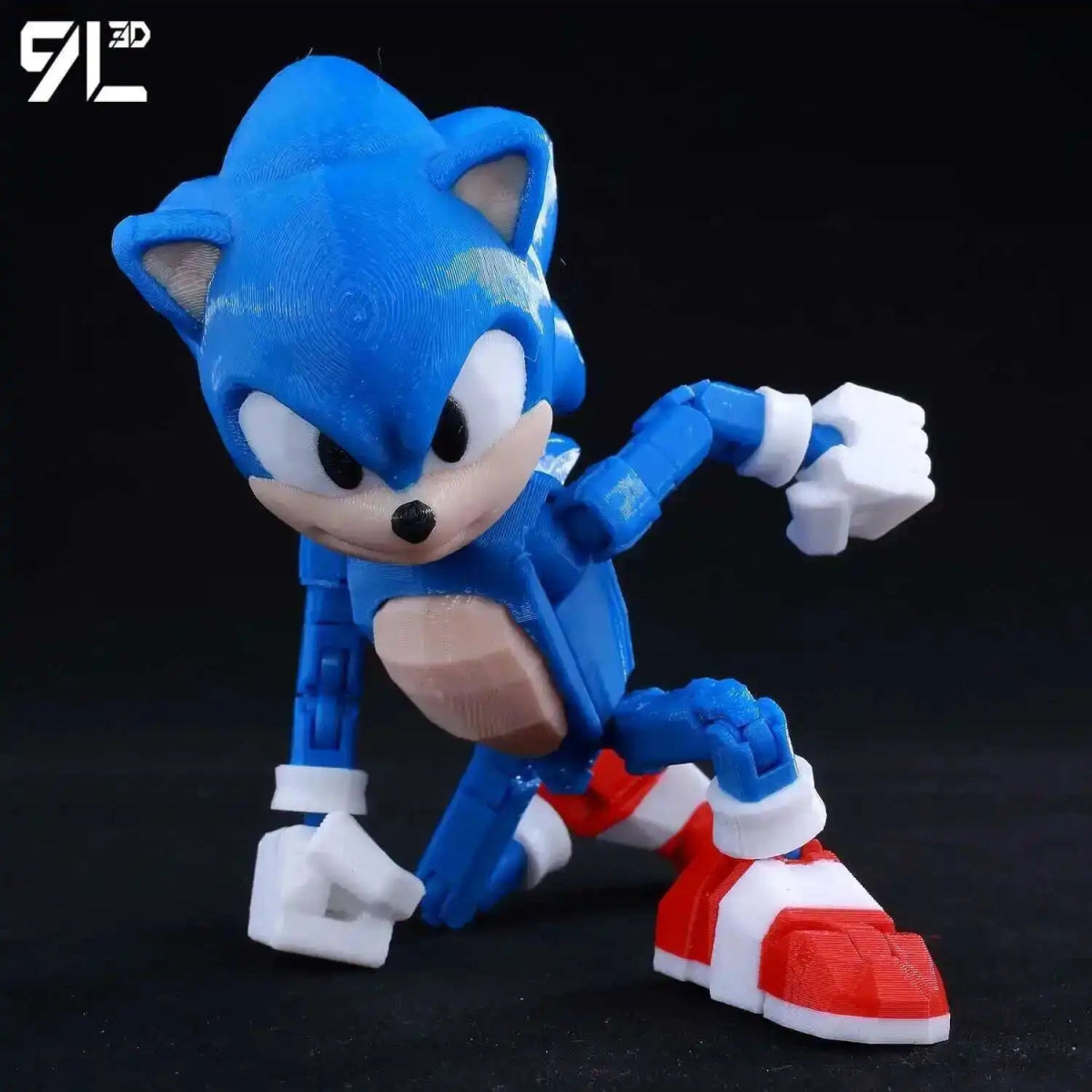 Figurine Action 9L3D Articulée 13cm | Modèle Collection Personnage de Jeu - Pièces Interchangeables | Impression 3D Jouet 3D - KAWAII FAVIE