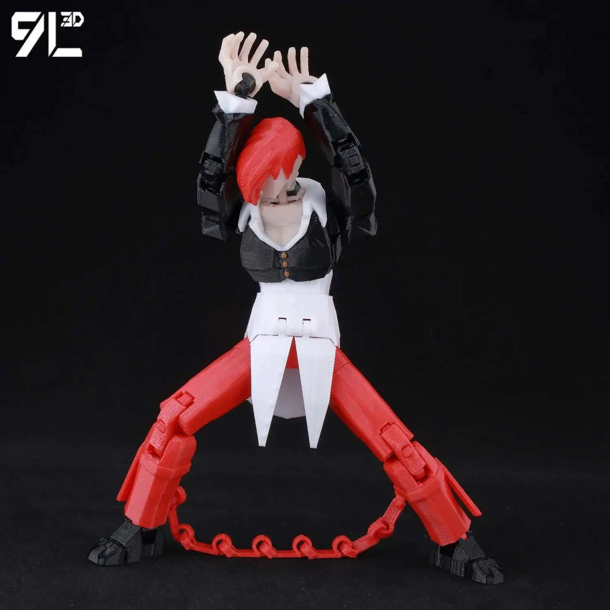 Figurine Action 9L3D Articulée 13cm | Modèle Collection Personnage de Jeu - Pièces Interchangeables | Impression 3D Jouet 3D - KAWAII FAVIE