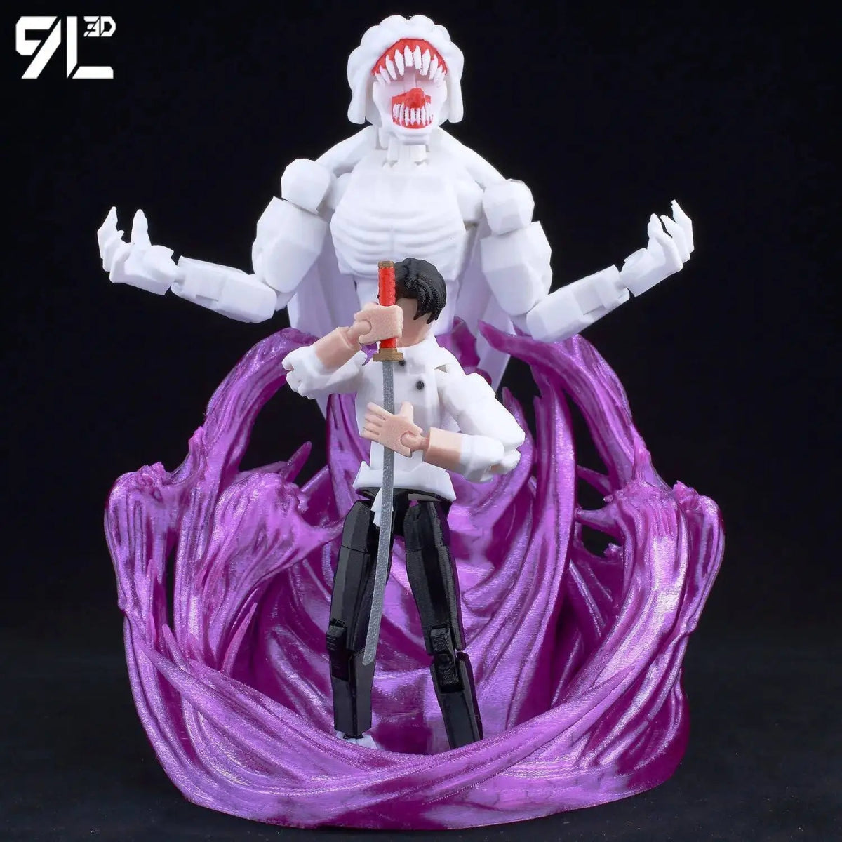 Figurine Articulée 3D Jujutsu Kaisen 13+ cm | Fushiguro Toji, Gojo Satoru, Yuji - Pièces Interchangeables | Impression 3D Jouet 3D - KAWAII FAVIE