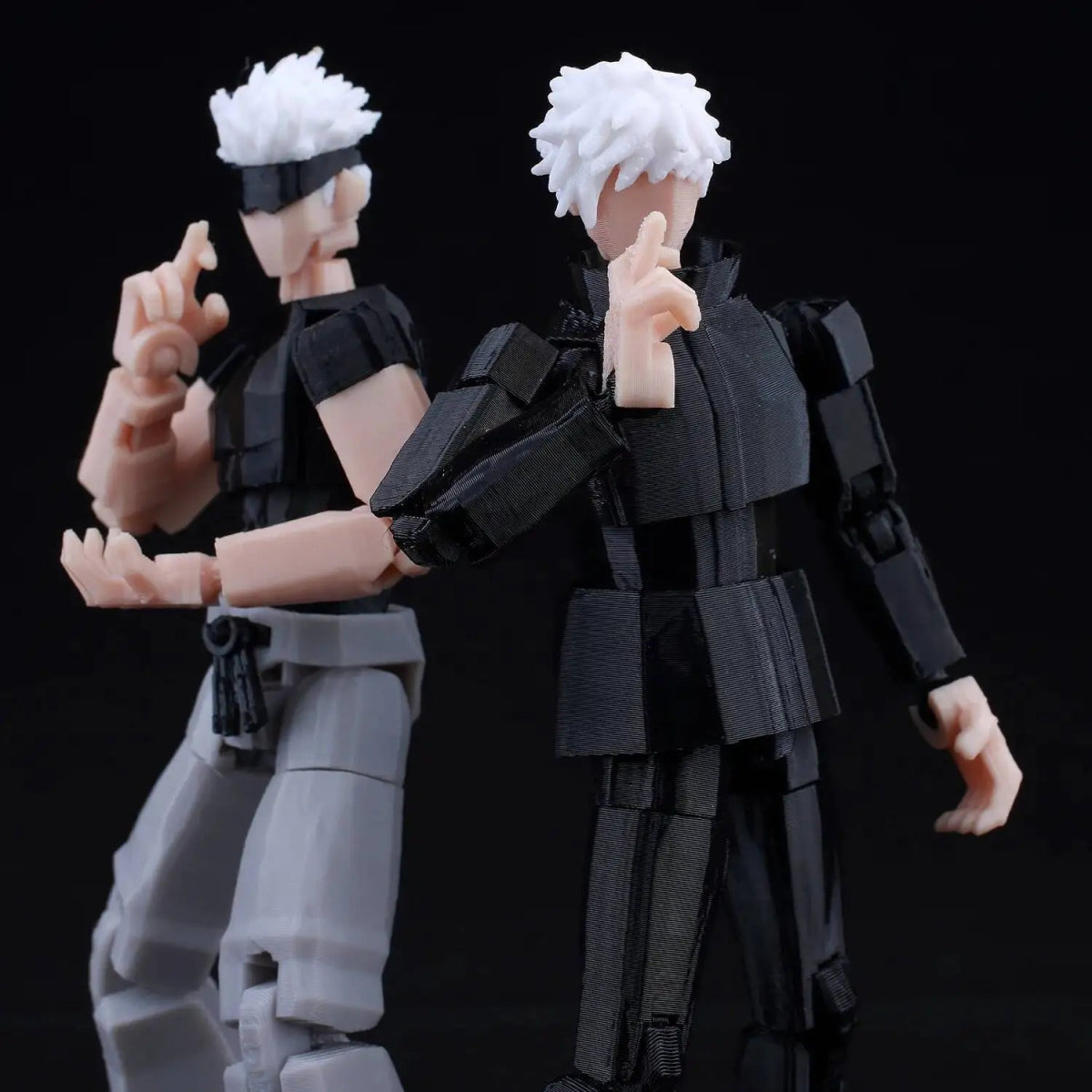 Figurine Articulée 3D Jujutsu Kaisen 13+ cm | Fushiguro Toji, Gojo Satoru, Yuji - Pièces Interchangeables | Impression 3D Jouet 3D - KAWAII FAVIE