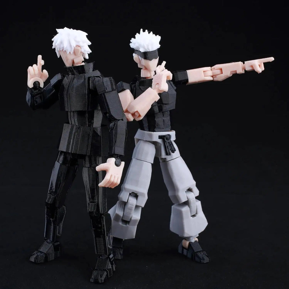 Figurine Articulée 3D Jujutsu Kaisen 13+ cm | Fushiguro Toji, Gojo Satoru, Yuji - Pièces Interchangeables | Impression 3D Jouet 3D - KAWAII FAVIE