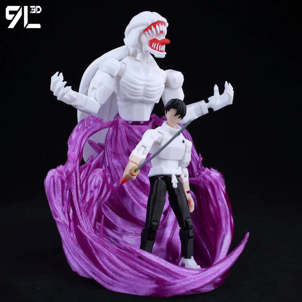 Figurine Articulée 3D Jujutsu Kaisen 13+ cm | Fushiguro Toji, Gojo Satoru, Yuji - Pièces Interchangeables | Impression 3D Jouet 3D - KAWAII FAVIE