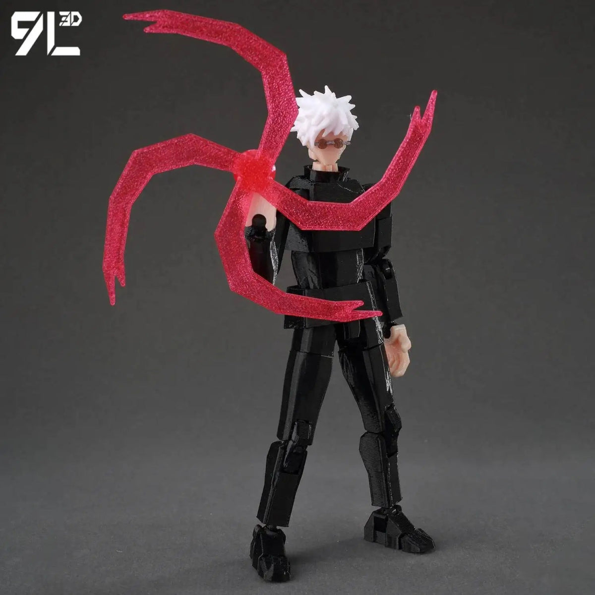 Figurine Articulée 3D Jujutsu Kaisen 13+ cm | Fushiguro Toji, Gojo Satoru, Yuji - Pièces Interchangeables | Impression 3D Jouet 3D - KAWAII FAVIE