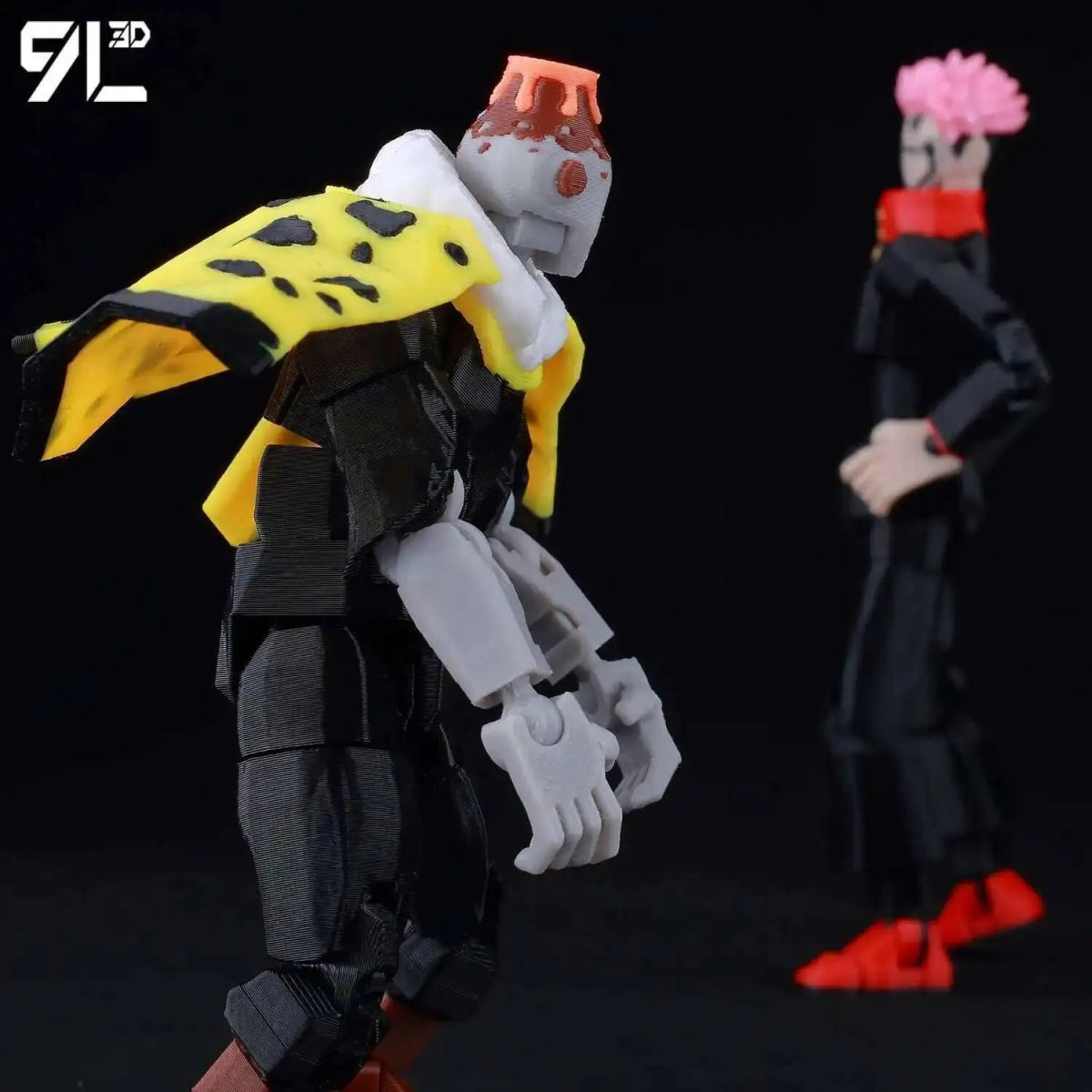 Figurine Articulée 3D Jujutsu Kaisen 13+ cm | Fushiguro Toji, Gojo Satoru, Yuji - Pièces Interchangeables | Impression 3D Jouet 3D - KAWAII FAVIE