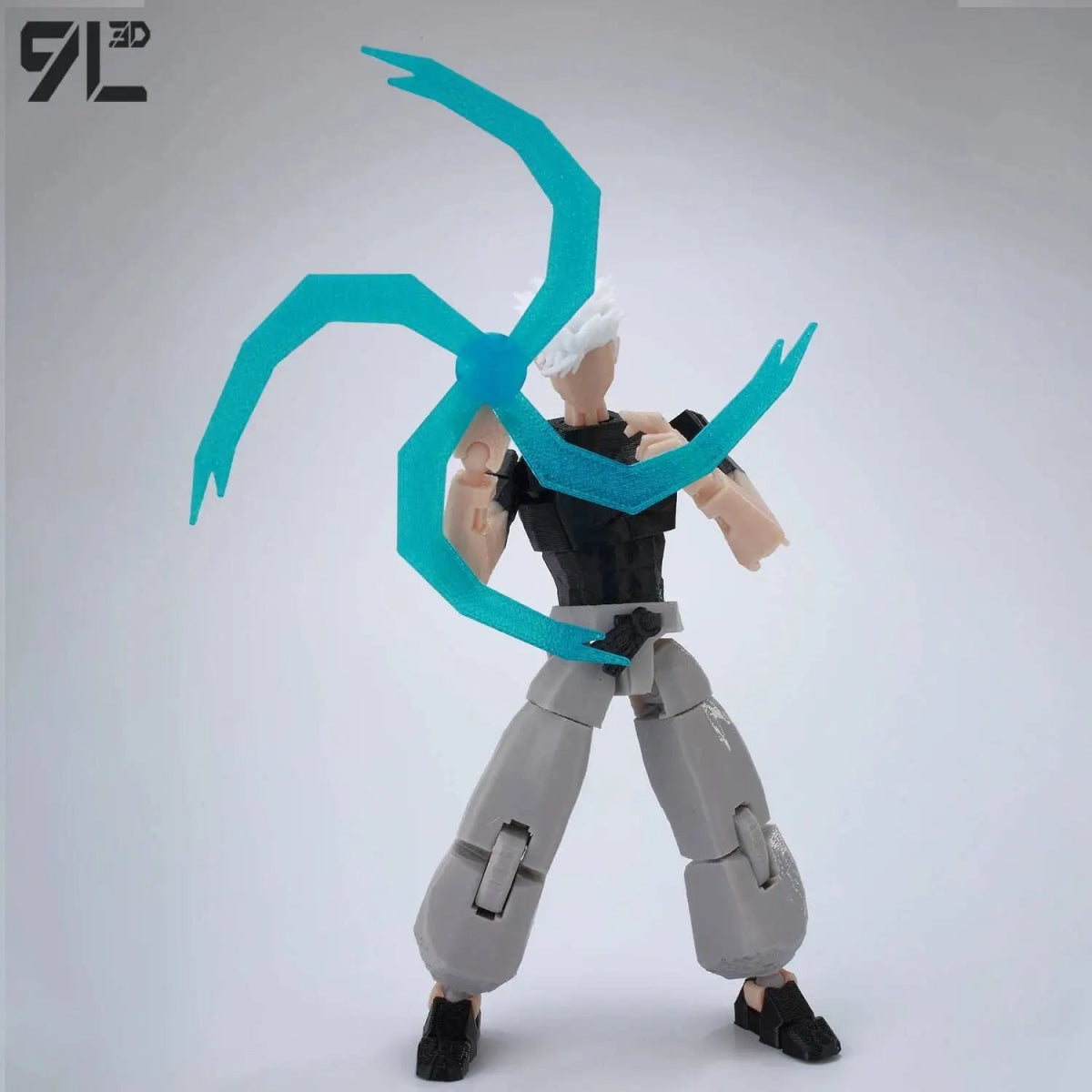 Figurine Articulée 3D Jujutsu Kaisen 13+ cm | Fushiguro Toji, Gojo Satoru, Yuji - Pièces Interchangeables | Impression 3D Jouet 3D - KAWAII FAVIE