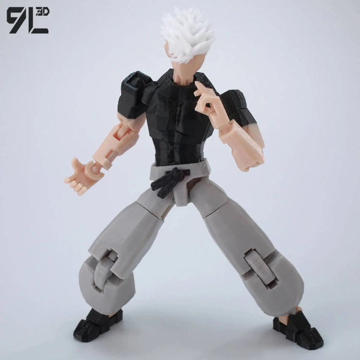 Figurine Articulée 3D Jujutsu Kaisen 13+ cm | Fushiguro Toji, Gojo Satoru, Yuji - Pièces Interchangeables | Impression 3D Jouet 3D - KAWAII FAVIE