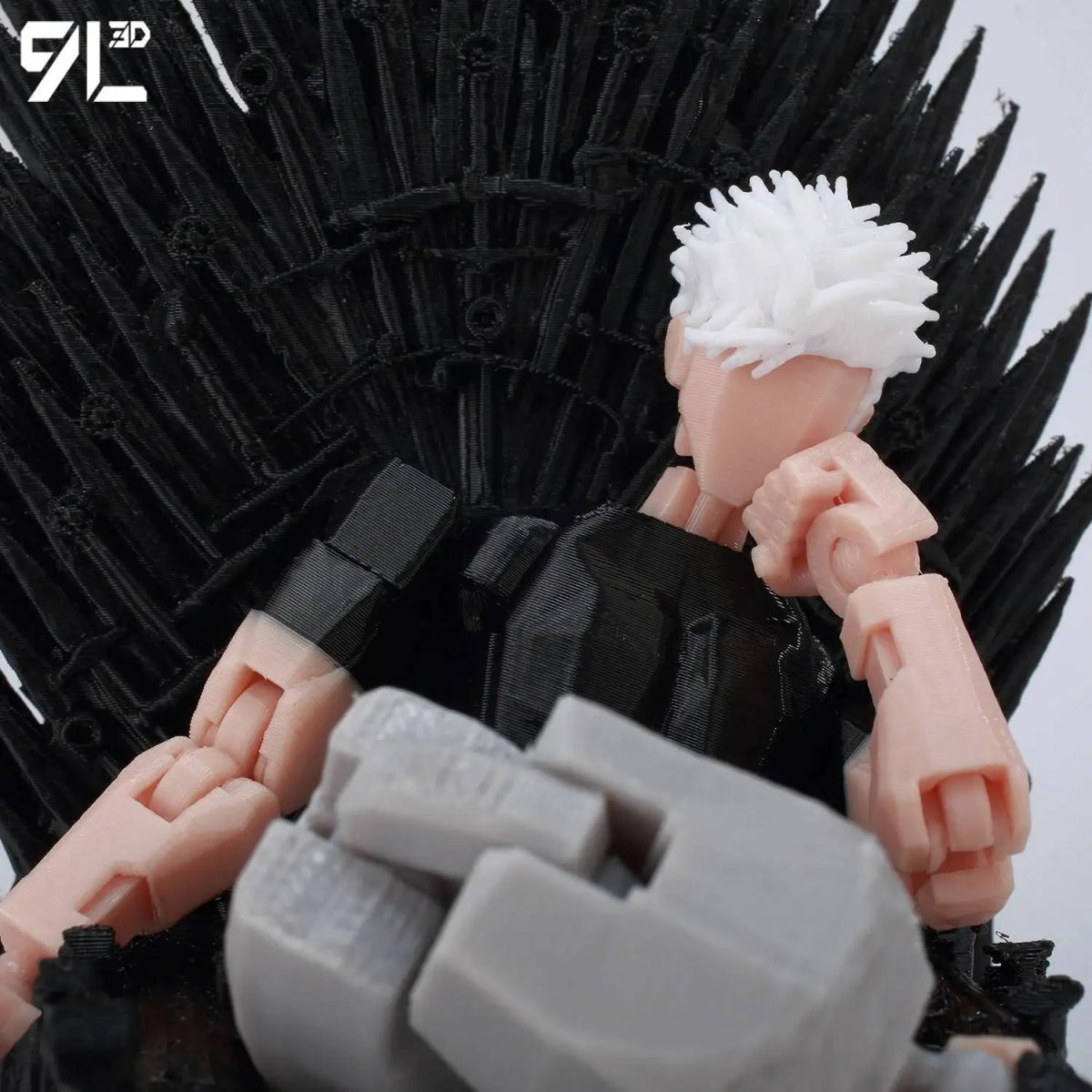 Figurine Articulée 3D Jujutsu Kaisen 13+ cm | Fushiguro Toji, Gojo Satoru, Yuji - Pièces Interchangeables | Impression 3D Jouet 3D - KAWAII FAVIE