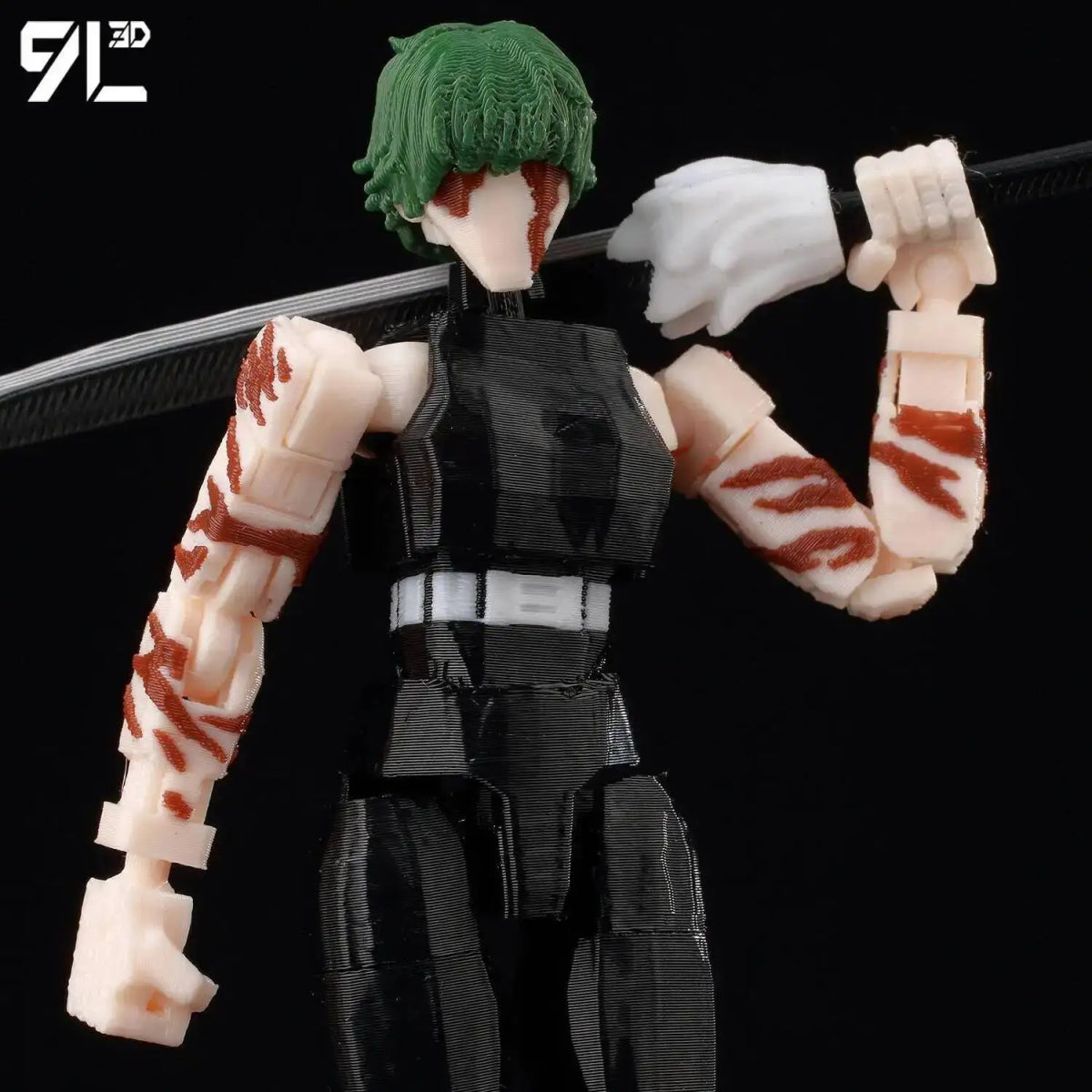 Figurine Articulée 3D Jujutsu Kaisen 13+ cm | Fushiguro Toji, Gojo Satoru, Yuji - Pièces Interchangeables | Impression 3D Jouet 3D - KAWAII FAVIE