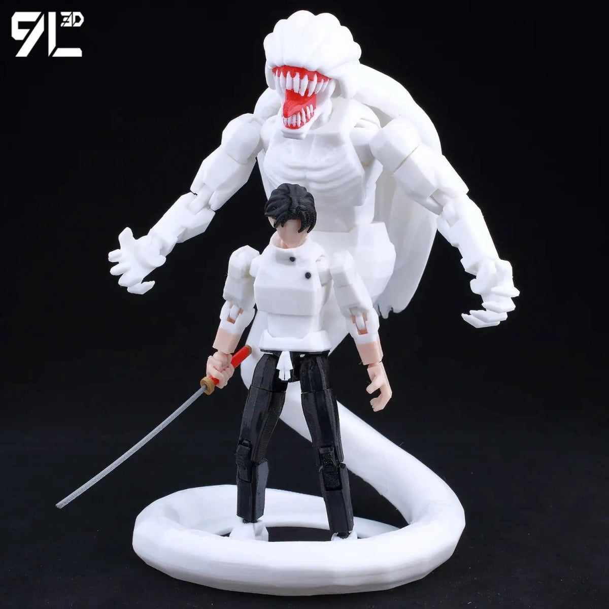 Figurine Articulée 3D Jujutsu Kaisen 13+ cm | Fushiguro Toji, Gojo Satoru, Yuji - Pièces Interchangeables | Impression 3D Jouet 3D - KAWAII FAVIE