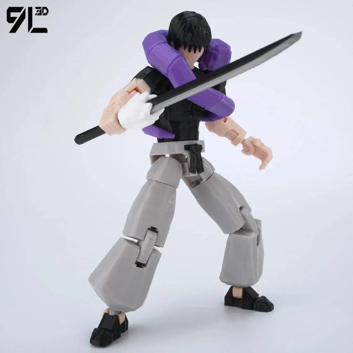 Figurine Articulée 3D Jujutsu Kaisen 13+ cm | Fushiguro Toji, Gojo Satoru, Yuji - Pièces Interchangeables | Impression 3D Jouet 3D - KAWAII FAVIE