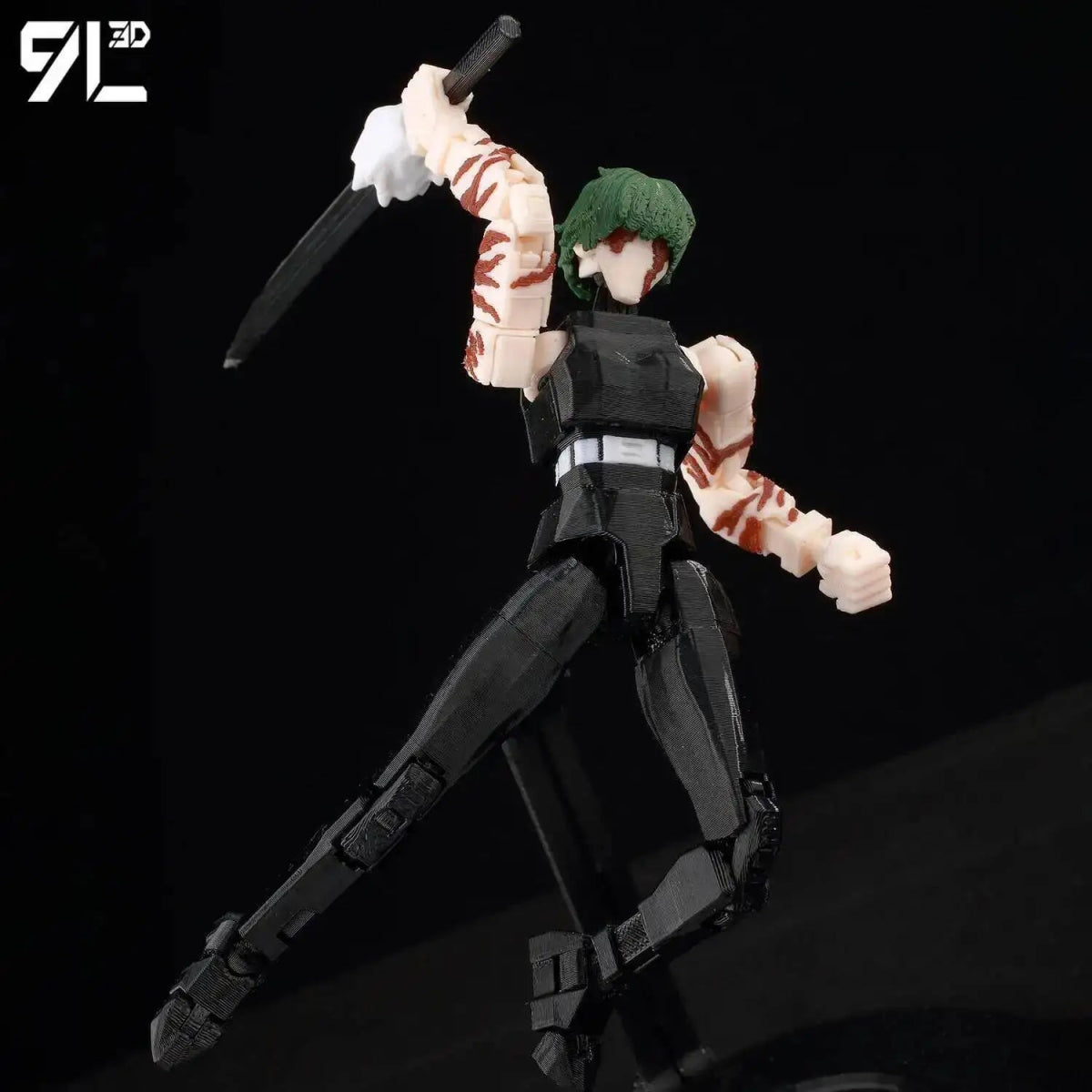 Figurine Articulée 3D Jujutsu Kaisen 13+ cm | Fushiguro Toji, Gojo Satoru, Yuji - Pièces Interchangeables | Impression 3D Jouet 3D - KAWAII FAVIE