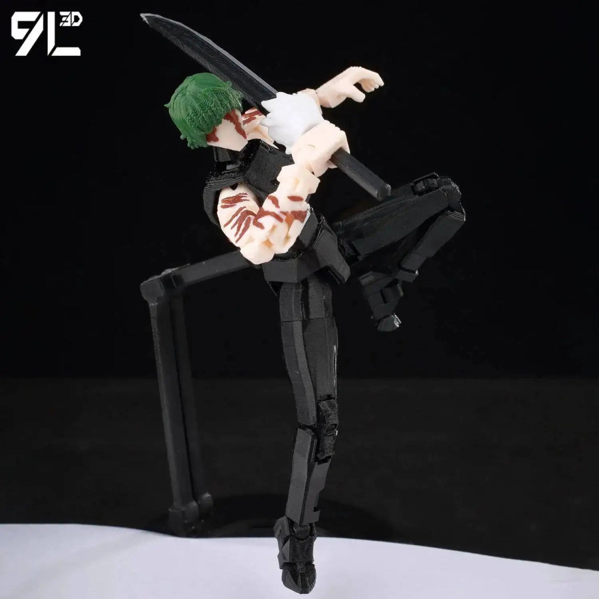 Figurine Articulée 3D Jujutsu Kaisen 13+ cm | Fushiguro Toji, Gojo Satoru, Yuji - Pièces Interchangeables | Impression 3D Jouet 3D - KAWAII FAVIE