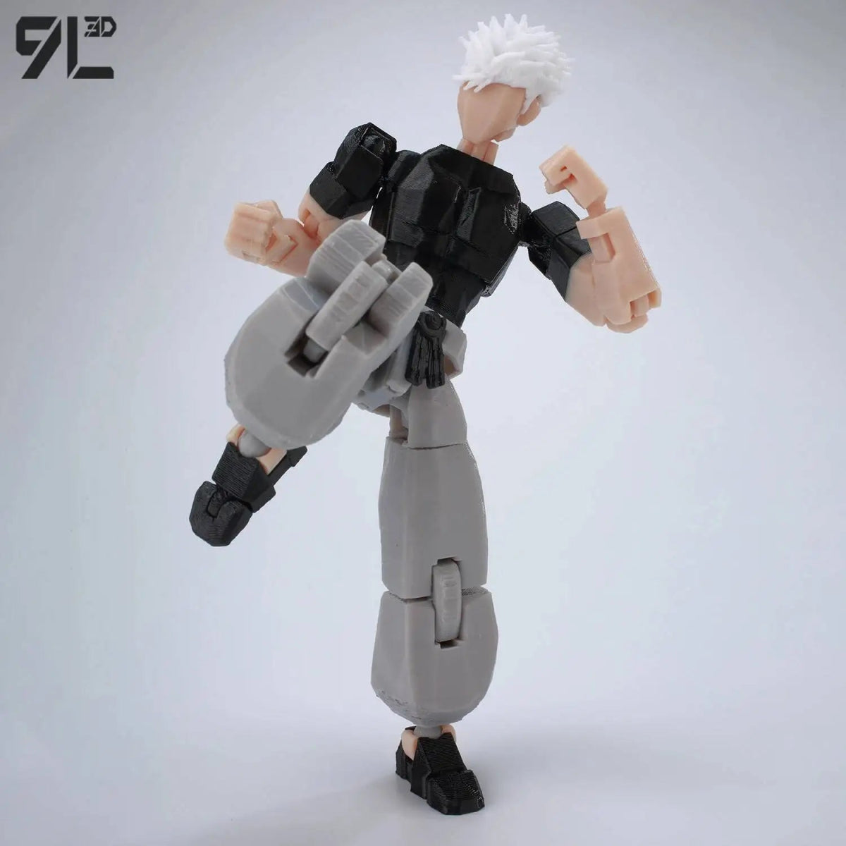 Figurine Articulée 3D Jujutsu Kaisen 13+ cm | Fushiguro Toji, Gojo Satoru, Yuji - Pièces Interchangeables | Impression 3D Jouet 3D - KAWAII FAVIE