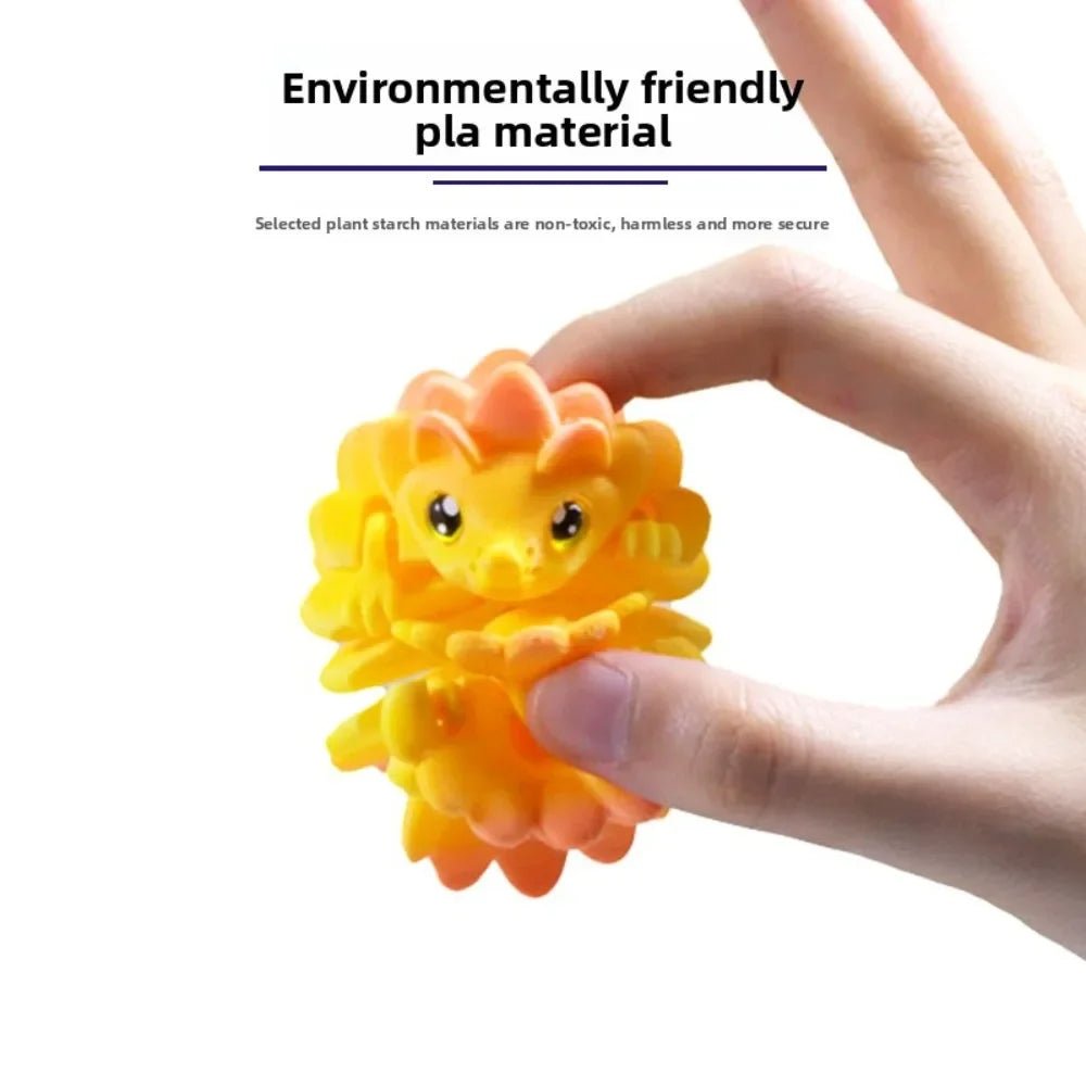 Figurine Articulée d’Hérisson Imprimée en 3D | Décoration de Bureau et Objet Collection - Cadeau Créatif Jouet 3D - KAWAII FAVIE