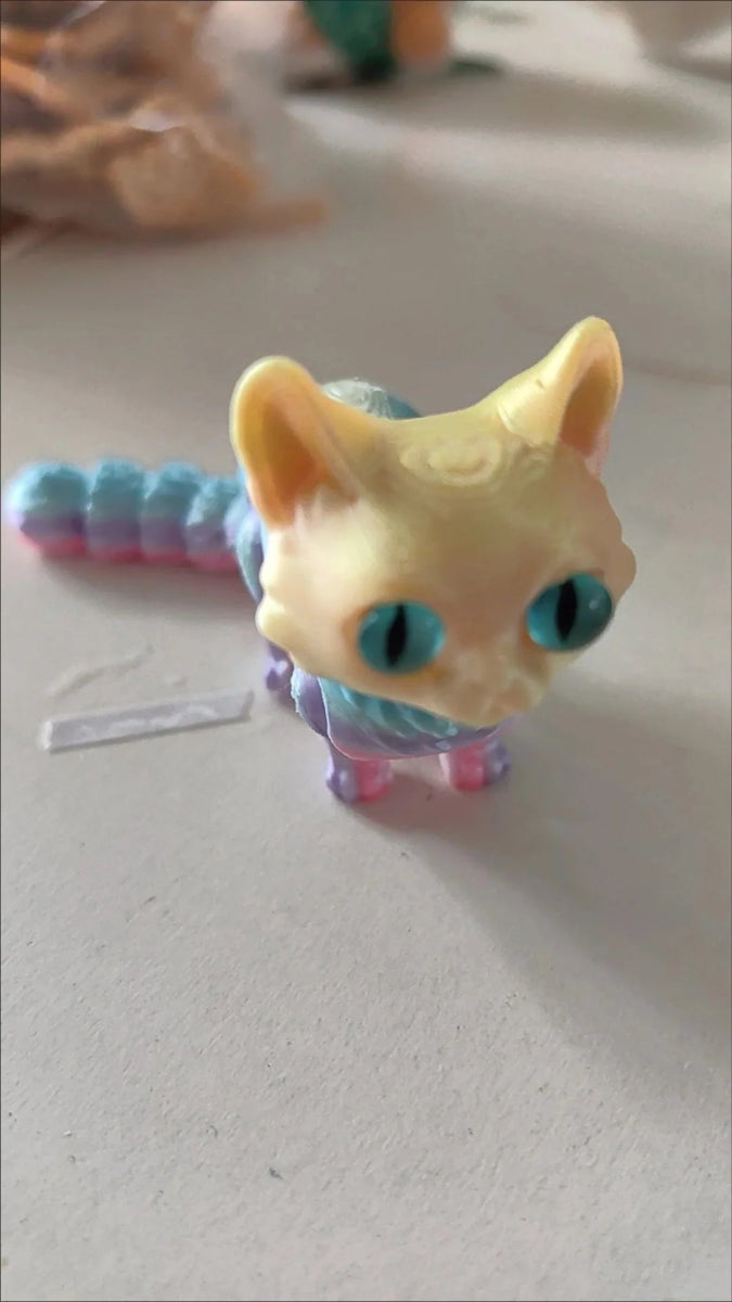 Figurine Chat Articulé en PVC | 1/2/3/6 Pièces Miniatures Colorées - Cadeau Créatif 3DFigurine Chat Articulé en PVC | 1/2/3/6 Pièces Miniatures Colorées - Cadeau Créatif 3D Jouet 3D - KAWAII FAVIE
