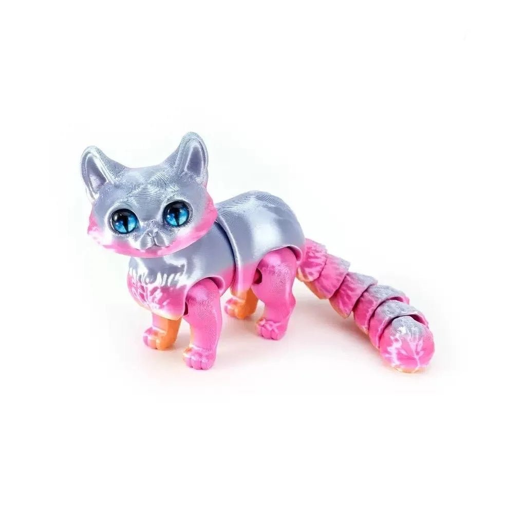Figurine Chat Articulé en PVC | 1/2/3/6 Pièces Miniatures Colorées - Cadeau Créatif 3DFigurine Chat Articulé en PVC | 1/2/3/6 Pièces Miniatures Colorées - Cadeau Créatif 3D Jouet 3D - KAWAII FAVIE