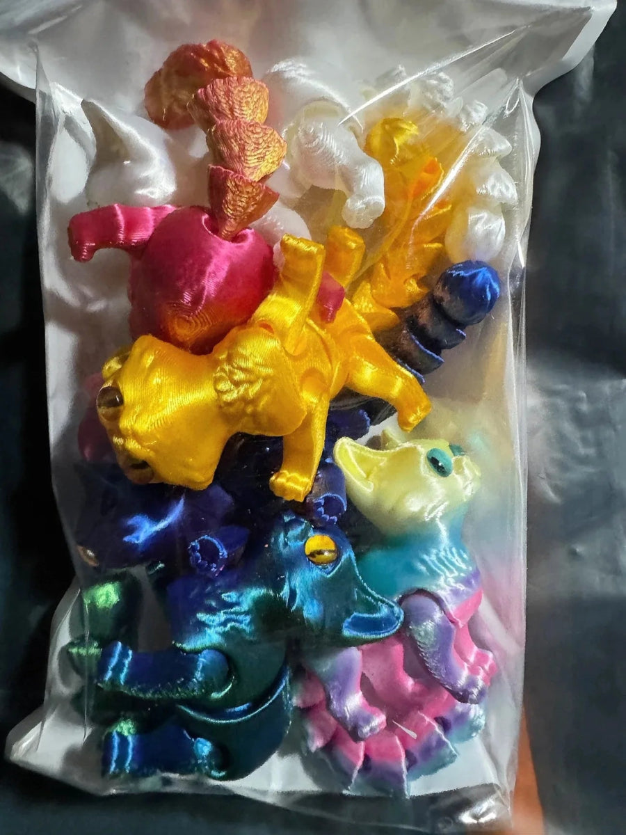 Figurine Chat Articulé en PVC | 1/2/3/6 Pièces Miniatures Colorées - Cadeau Créatif 3DFigurine Chat Articulé en PVC | 1/2/3/6 Pièces Miniatures Colorées - Cadeau Créatif 3D Jouet 3D - KAWAII FAVIE