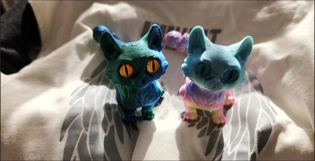 Figurine Chat Articulé en PVC | 1/2/3/6 Pièces Miniatures Colorées - Cadeau Créatif 3DFigurine Chat Articulé en PVC | 1/2/3/6 Pièces Miniatures Colorées - Cadeau Créatif 3D Jouet 3D - KAWAII FAVIE