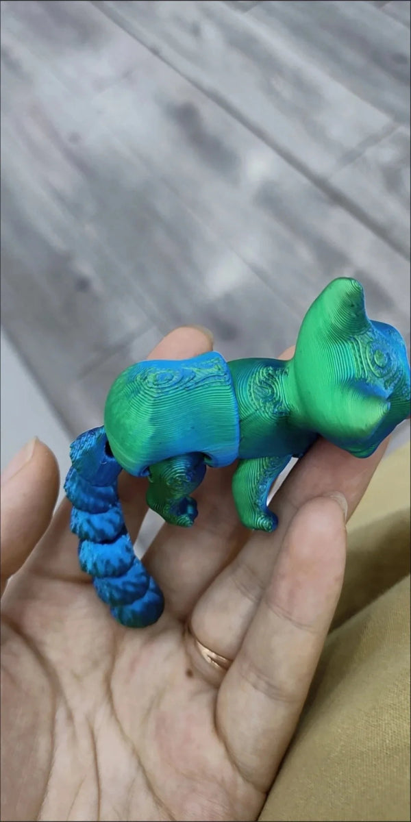 Figurine Chat Articulé en PVC | 1/2/3/6 Pièces Miniatures Colorées - Cadeau Créatif 3DFigurine Chat Articulé en PVC | 1/2/3/6 Pièces Miniatures Colorées - Cadeau Créatif 3D Jouet 3D - KAWAII FAVIE