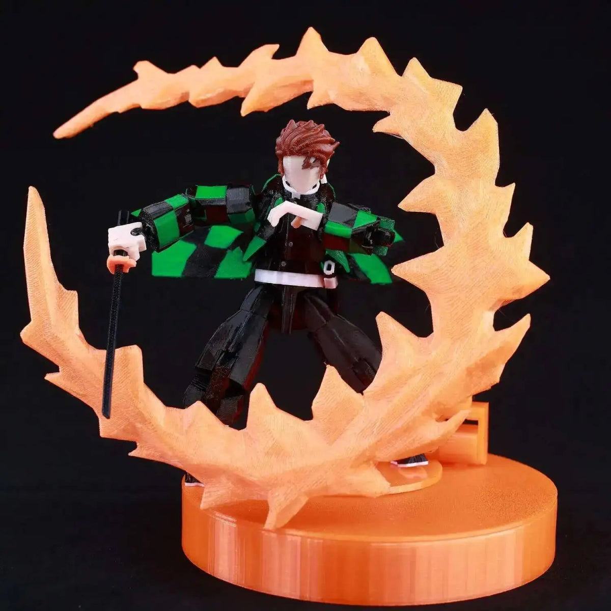 Figurine Demon Slayer Solo Leveling 14cm Articulée | Modèle 9L3D Collection - Pièces Interchangeables | Impression 3D Jouet 3D - KAWAII FAVIE