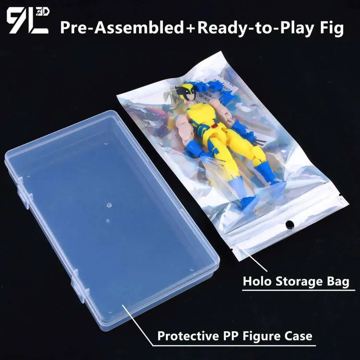 Figurine Demon Slayer Solo Leveling 14cm Articulée | Modèle 9L3D Collection - Pièces Interchangeables | Impression 3D Jouet 3D - KAWAII FAVIE