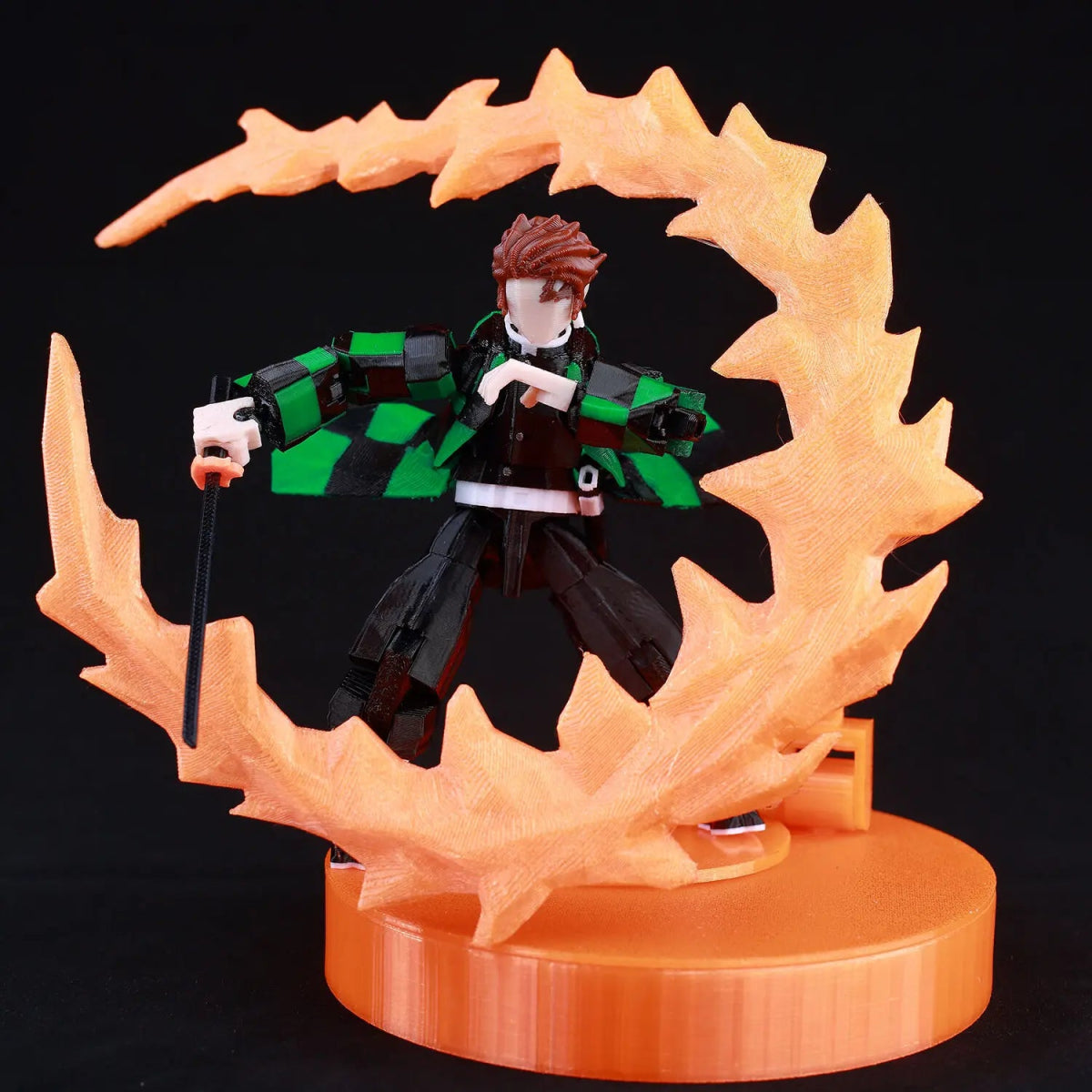 Figurine Demon Slayer Solo Leveling 14cm Articulée | Modèle 9L3D Collection - Pièces Interchangeables | Impression 3D Jouet 3D - KAWAII FAVIE