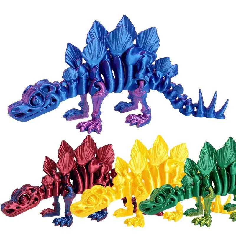 Figurine Dragon Articulée Imprimée en 3D | Modèle Décoratif avec Joints Mobiles | PLA Écologique Jouet 3D - KAWAII FAVIE