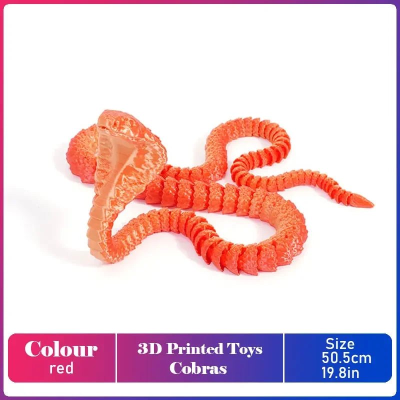 Figurine Dragon Articulée Imprimée en 3D | Modèle Décoratif avec Joints Mobiles | PLA Écologique Jouet 3D - KAWAII FAVIE