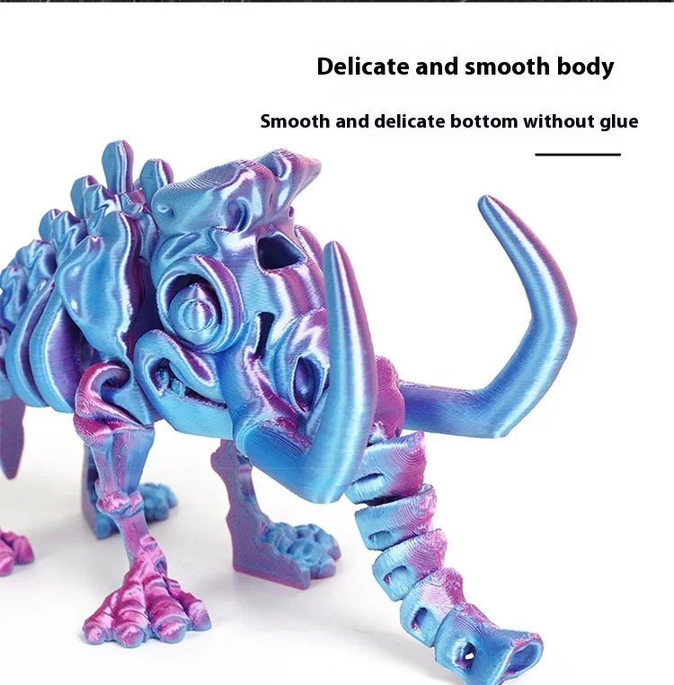 Figurine Dragon Articulée Imprimée en 3D | Modèle Décoratif avec Joints Mobiles | PLA Écologique Jouet 3D - KAWAII FAVIE